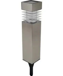 LED Solar Buitenlamp Op Spies 37,5 Cm RVS-look -Binnenverlichting Verkoopwinkel DV 8 10183103 05 4c DE 20211025211423