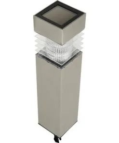 LED Solar Buitenlamp Op Spies 37,5 Cm RVS-look -Binnenverlichting Verkoopwinkel DV 8 10183103 08 4c DE 20211025211604