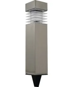 LED Solar Buitenlamp Op Spies 37,5 Cm RVS-look -Binnenverlichting Verkoopwinkel DV 8 10183103 09 4c DE 20211025212740