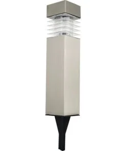 LED Solar Buitenlamp Op Spies 37,5 Cm RVS-look -Binnenverlichting Verkoopwinkel DV 8 10183103 11 4c DE 20211025212701