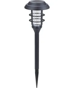 LED Solar Buitenlamp Op Spies 44,5 Cm Zwart