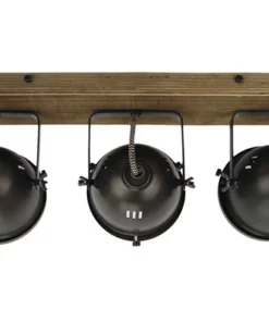 CHERICONI Plafondspot Bella 3-lichts Hout-grijs -Binnenverlichting Verkoopwinkel DV 8 10185099 04 4c NL 20201229104655