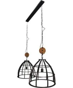 CHERICONI Hanglamp Aperto 2-lichts Burned Steel -Binnenverlichting Verkoopwinkel DV 8 10185580 06 4c NL 20201229104655