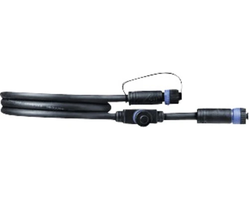 PAULMANN Plug & Shine Aansluitkabel Met 2 Uitgangen IP68 Zwart 1 Meter 1 PAULMANN Plug & Shine Aansluitkabel Met 2 Uitgangen IP68 Zwart 1 Meter
