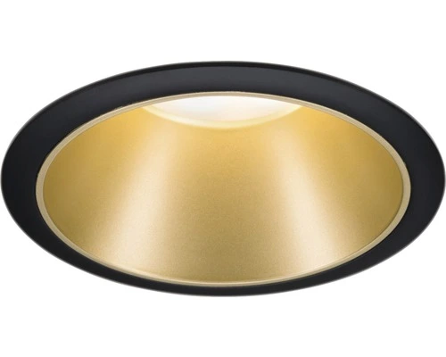 PAULMANN LED Inbouwspot Cole Ø 88 Mm Zwart/goud Mat 1 PAULMANN LED Inbouwspot Cole Ø 88 Mm Zwart/goud Mat