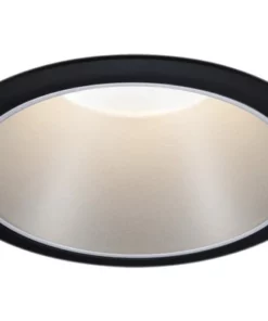 PAULMANN LED Inbouwspot Cole Ø 88 Mm Zwart/zilver Mat