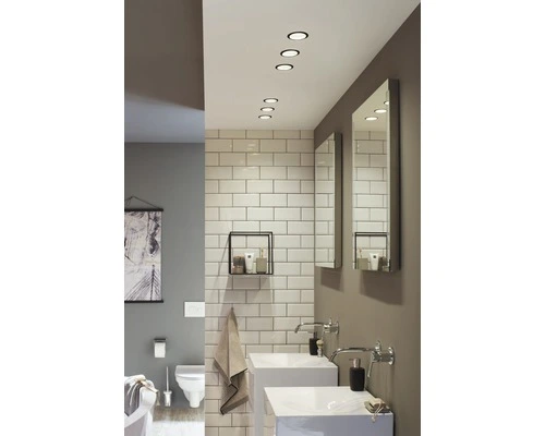 PAULMANN LED Inbouwspot Cole Ø 88 Mm Zwart/zilver Mat 8 PAULMANN LED Inbouwspot Cole Ø 88 Mm Zwart/zilver Mat - Afbeelding 8