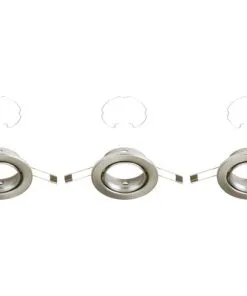 BRILONER Inbouwring Set 7110 Ø 86 Mm Nikkel Mat (excl. Lichtbron), 3 Stuks