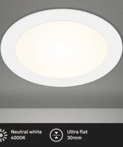 BRILONER LED Inbouwspot 7051 Ø 17 Cm Wit -Binnenverlichting Verkoopwinkel DV 8 10243690 04 4c DE 20220217091756