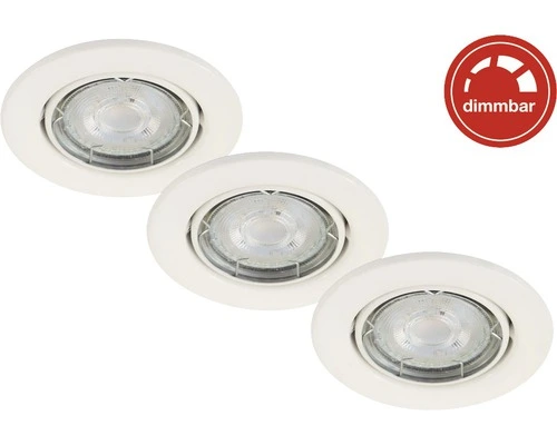 BRILONER LED Inbouwspot Set 7050 Ø 86 Mm Wit, 3 Stuks 3 BRILONER LED Inbouwspot Set 7050 Ø 86 Mm Wit, 3 Stuks - Afbeelding 3