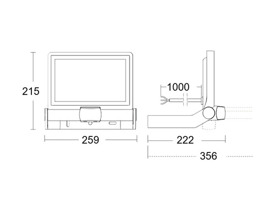STEINEL LED Schijnwerper XLED One XL Sensor Antraciet 3 STEINEL LED Schijnwerper XLED One XL Sensor Antraciet - Afbeelding 3