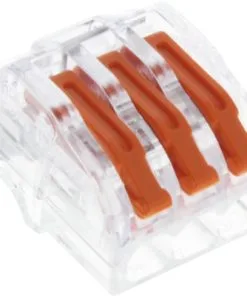 Q-LINK Lasklem 3-polig Hersluitbaar 4 Mm², 10 Stuks