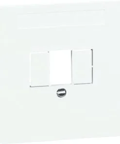 PEHA Standard Centraalplaat Voor USB-aansluiting Polarwit