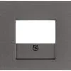 BERKER K1 Centraalplaat Voor USB-aansluiting Antraciet