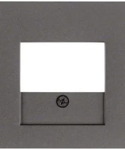 BERKER K1 Centraalplaat Voor USB-aansluiting Antraciet