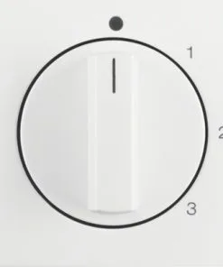 BERKER S1 Centraalplaat Voor 3-standenschakelaar Polarwit Glans