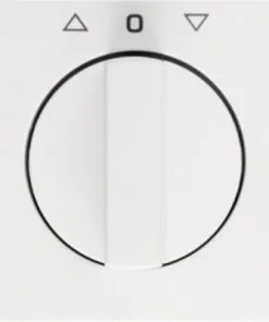 BERKER Q1 Centraalplaat Voor Jaloezieschakelaar Polarwit