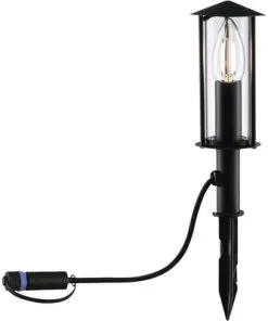 PAULMANN Plug & Shine LED Sokkellamp Classic Mini 22 Cm Antraciet 24V