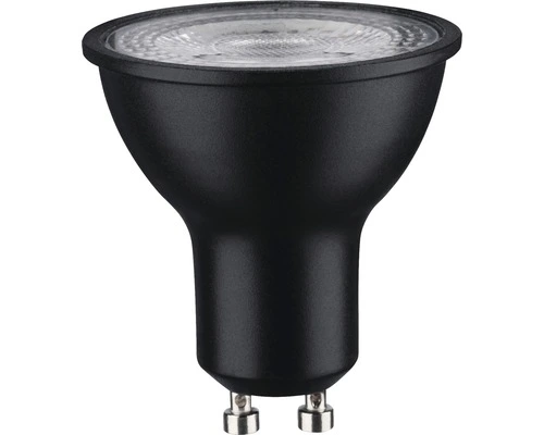 PAULMANN LED Lamp GU10/7W Reflectorvorm Zwart Mat 1 PAULMANN LED Lamp GU10/7W Reflectorvorm Zwart Mat