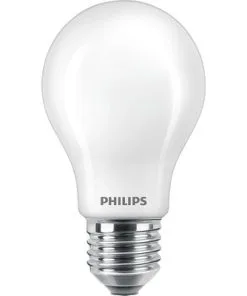 PHILIPS LED-lamp E27/4,5W Peervorm Warmwit