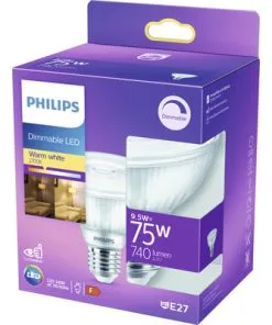 PHILIPS LED-lamp E27/9,5W Refelctorvorm Warmwit -Binnenverlichting Verkoopwinkel DV 8 10299982 07 4c DE 20220625224651