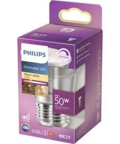 PHILIPS LED-lamp E27/6W Reflectorvorm Helder Warmwit Dimbaar -Binnenverlichting Verkoopwinkel DV 8 10300003 07 4c DE 20220625224651