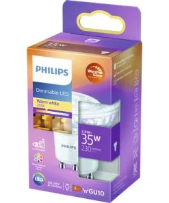 PHILIPS LED-lamp GU10/2,6W Reflectorvorm Helder Warmwit WarmGlow -Binnenverlichting Verkoopwinkel DV 8 10300011 08 4c DE 20220625224651