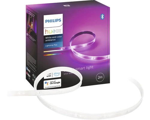 PHILIPS Hue White And Color Ambiance LED-strip Lightstrip Plus V4 Basisset, 2 M 6 PHILIPS Hue White And Color Ambiance LED-strip Lightstrip Plus V4 Basisset, 2 M - Afbeelding 6