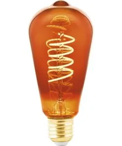 EGLO LED Filament Lamp E27/4W ST64 Koper