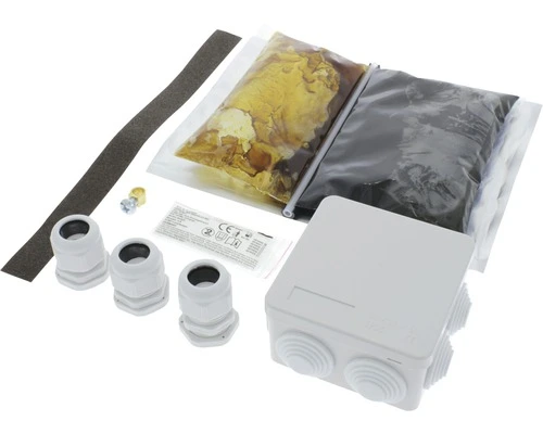 Q-LINK Kabelgietmof Met 3 Wartels IP68 1 Q-LINK Kabelgietmof Met 3 Wartels IP68