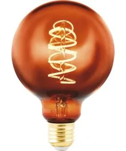 EGLO LED Filament Lamp E27/4W G95 Koper
