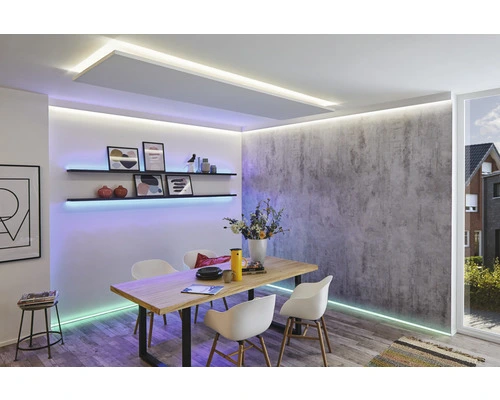 PAULMANN MaxLED 250 LED-strip Basisset RGBW 300 Cm Zilver Gecoat 12 PAULMANN MaxLED 250 LED-strip Basisset RGBW 300 Cm Zilver Gecoat - Afbeelding 12