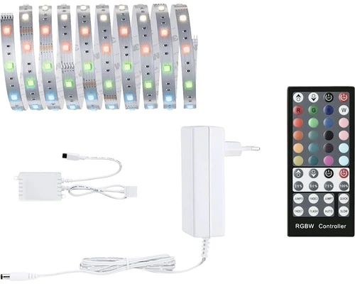 PAULMANN MaxLED 250 LED-strip Basisset RGBW 300 Cm Zilver Ongecoat 1 PAULMANN MaxLED 250 LED-strip Basisset RGBW 300 Cm Zilver Ongecoat