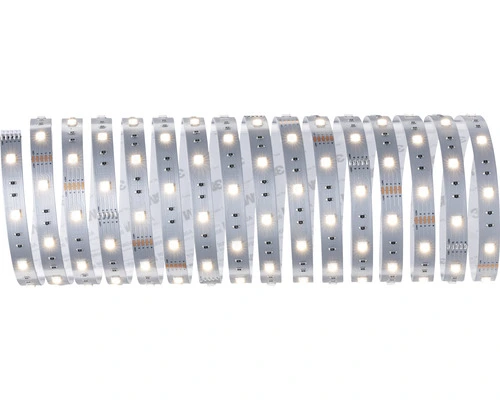 PAULMANN MaxLED 250 LED-strip RGBW 500 Cm Zilver Ongecoat 2 PAULMANN MaxLED 250 LED-strip RGBW 500 Cm Zilver Ongecoat - Afbeelding 2