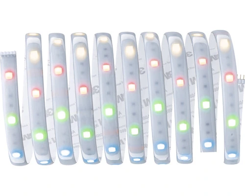 PAULMANN MaxLED 250 LED-strip Basisset RGBW 300 Cm Zilver Gecoat 2 PAULMANN MaxLED 250 LED-strip Basisset RGBW 300 Cm Zilver Gecoat - Afbeelding 2