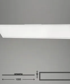 BRILONER LED-paneel Piatto 7167-015 100x25 Cm CCT Zwart -Binnenverlichting Verkoopwinkel DV 8 10314429 04 4c DE 20210106114655