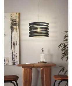 EGLO Hanglamp Cremella Ø 37 Cm Zwart