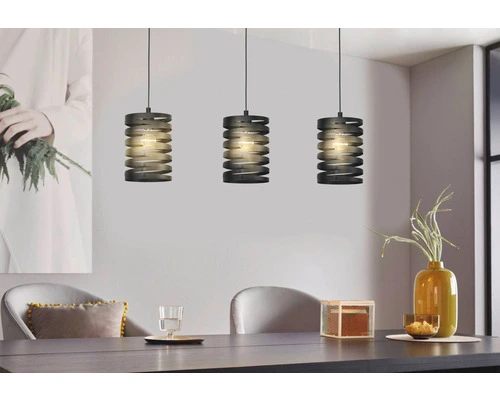 EGLO Hanglamp Cremella 3-lichts Zwart 1 EGLO Hanglamp Cremella 3-lichts Zwart