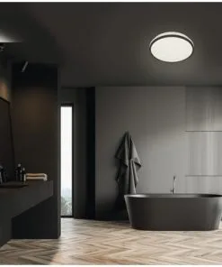 BRILONER LED Plafonniere 3403-015 Met Sterreneffect Ø 28 Cm IP44 Zwart