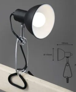 BRILONER Klemspot Zwart/chroom -Binnenverlichting Verkoopwinkel DV 8 10315503 03 4c NL 20200722174656