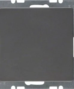 BERKER Q1 Blindplaat Antraciet