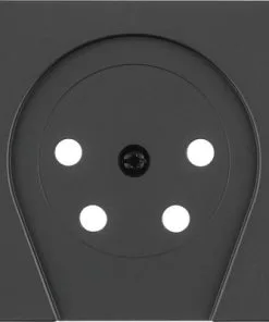 BERKER Q1 Afdekplaat Telefonie Antraciet