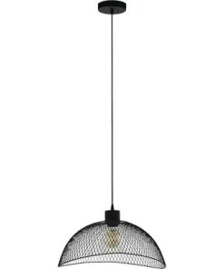 EGLO Hanglamp Pompeya 1-lichts Zwart