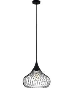 EGLO Hanglamp Staverton Zwart
