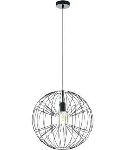 EGLO Hanglamp Okinzuri Ø 45 Cm Nikkel-zwart