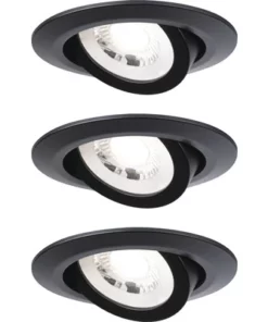 PAULMANN LED Inbouwspot Set Ø 82 Mm 3-traps Dimbaar Zwart, 3 Stuks 6 PAULMANN LED Inbouwspot Set Ø 82 Mm 3-traps Dimbaar Zwart, 3 Stuks -Binnenverlichting Verkoopwinkel DV 8 10321511 04 4c DE 20230321074755