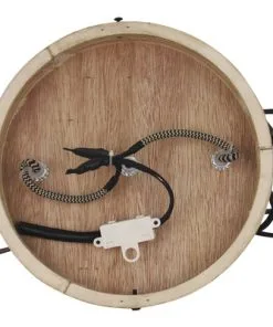 CHERICONI Plafondspot Aperto 2-lichts Zwart/hout -Binnenverlichting Verkoopwinkel DV 8 10326964 08 4c NL 20201224202241