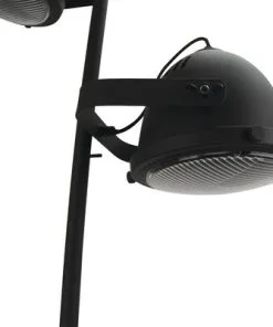 CHERICONI Vloerlamp Nero 2-lichts Zwart/glas -Binnenverlichting Verkoopwinkel DV 8 10326969 08 4c NL 20201224201653