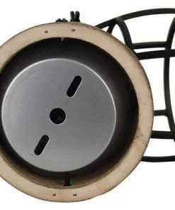 CHERICONI Plafondspot Aperto 1-lichts Zwart/hout -Binnenverlichting Verkoopwinkel DV 8 10326972 06 4c NL 20201224194958