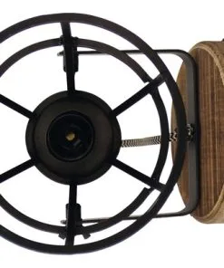 CHERICONI Plafondspot Aperto 1-lichts Zwart/hout -Binnenverlichting Verkoopwinkel DV 8 10326972 07 4c NL 20201224201346